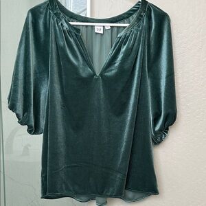 GAP Women's Deep Green Blouse